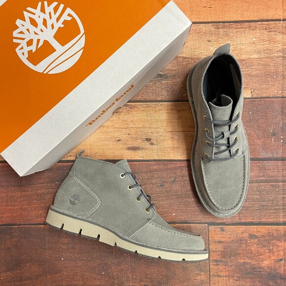 Timberland Men's Westmore Gray Suede Mid Chukka Boots